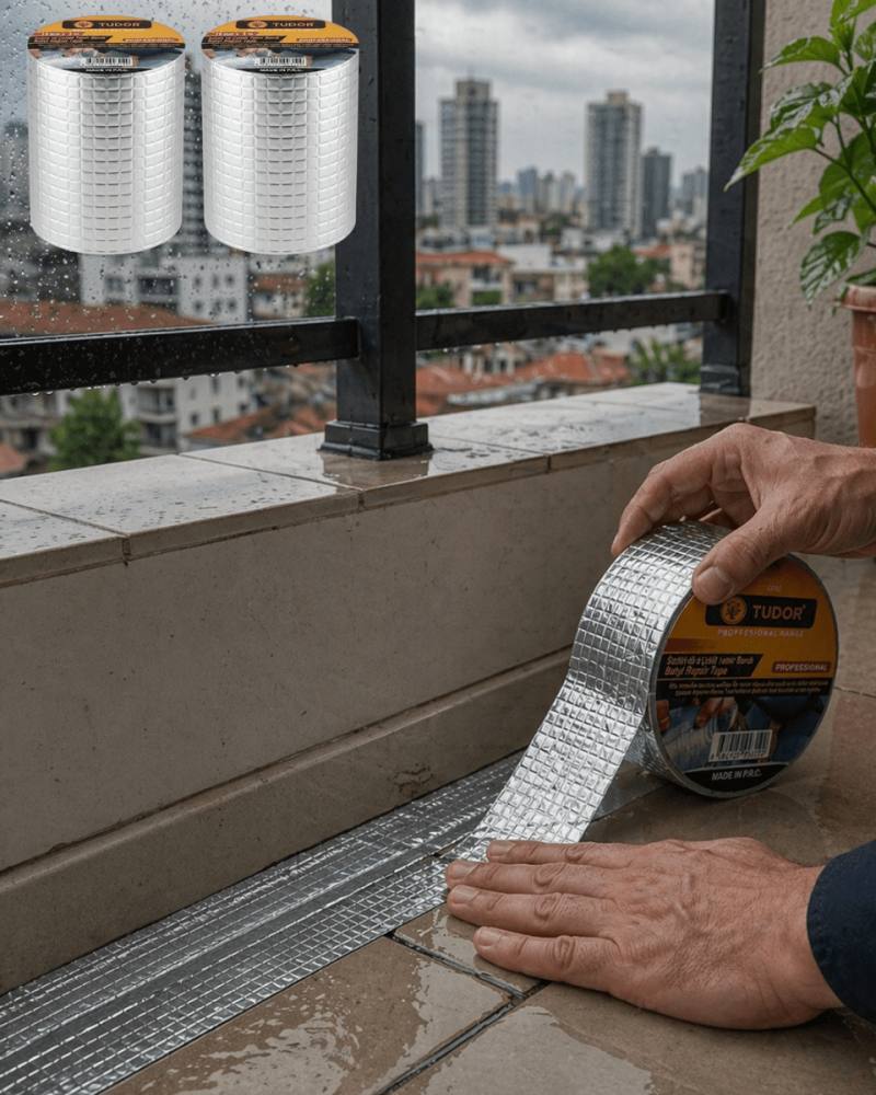 2 Li Set Çok Amaçlı Tamir Bandı Çatı PVC Boru İzolasyon Bandı