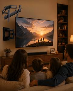 32 55 İnç Ayarlanabilir TV Askı Aparatı Güçlü  Duvar Tipi Askı