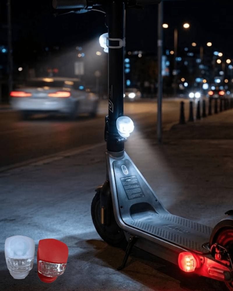 Bisiklet Emniyet Lambası 2li Set Güçlü LED Çakar Işık