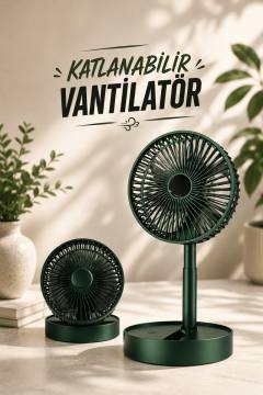 Soğutucu Vantilatör Telefon Standlı Mini Fan