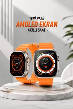 Akıllı Saat Android ve İOS Uyumlu 49 MM NFC Özelliği GPS Takibi