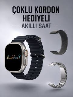 Akıllı Saat Yeni Nesil Bluetooth Bağlantılı Uyku Sağlık Takibi GPS Ve NFC Uyumlu