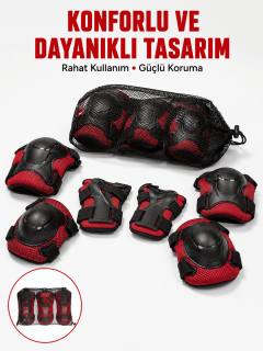 Kaykay Paten Scooter Bisiklet Koruyucu Ekipman Seti Darbe Emici Koruma