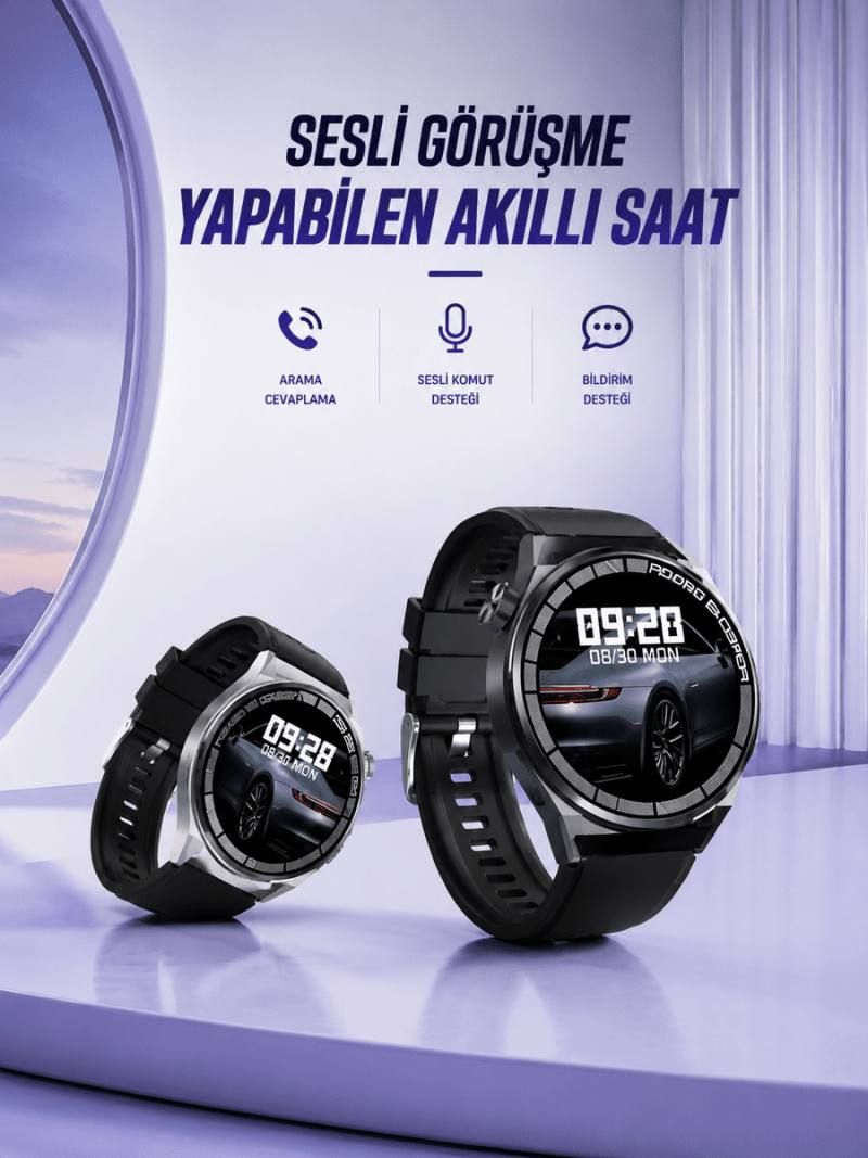 GT8 AKILLI SESLİ GÖRÜŞME YAPABİLEN SAAT
