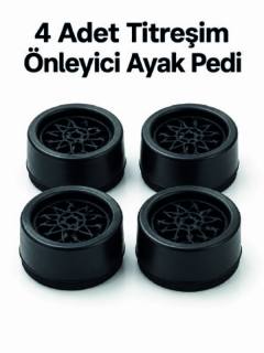 4'lü Set Çamaşır Makinesi Titreşim Önleyici Ped