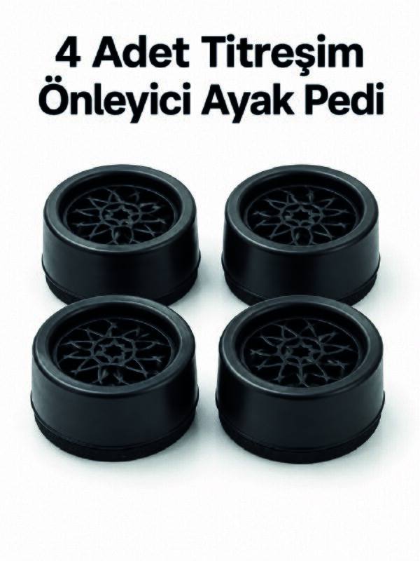 4'lü Set Çamaşır Makinesi Titreşim Önleyici Ped