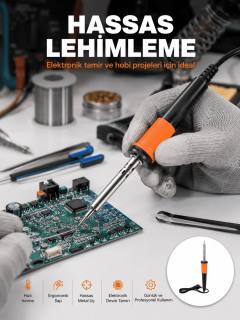 Güvenli Kullanım Sağlayan Isı Yalıtımlı Lehimleme Kalemi