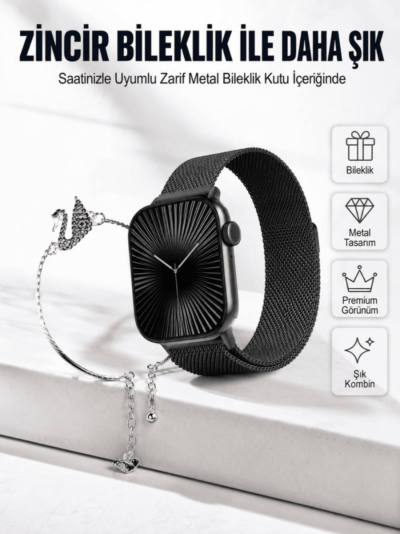 SQ-16 Mini Series 10 Akıllı Saat | Spor Modları, Bildirim ve Müzik Kontrolü