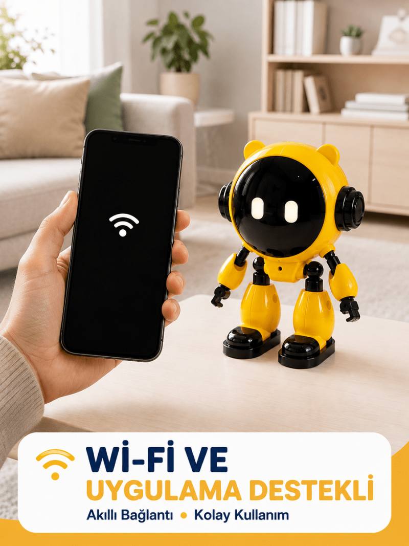 Türkçe Konuşan Yapay Zeka Robotu Çocuklar İçin Eğitici Akıllı Oyun ve Ders Arkadaşı