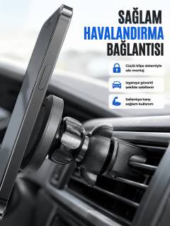 Araç Havalandırma Izgarası İçin Mıknatıslı Telefon Tutucu Stand