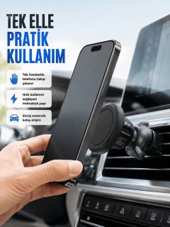 Güçlü Manyetik Araç İçi Telefon Tutucu Universal Telefon Standı