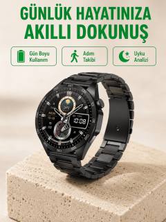 Bluetooth Akıllı Saat – Nabız, Adım Sayar, Uyku Takibi ve Spor Modlarıyla Akıllı Yaşam Asistanı