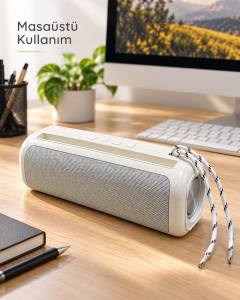Güçlü Ses Çıkışlı Bluetooth Kablosuz Hoparlör USB Girişli ve TF Kart Destekli