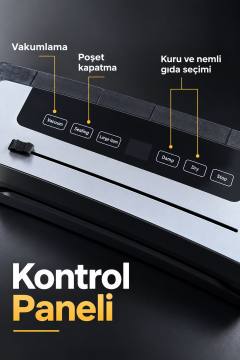 Vakum Paketleme Makinesi Sürgülü Kesicili Poşet Kapatma Cihazı (Kopya)