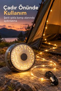 Çok Modlu Kamp Aydınlatması ve LED Şerit Işık