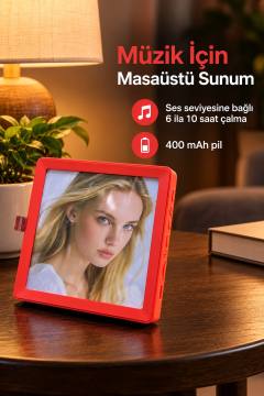 Müzikli Fotoğraf Çerçevesi Şarj Kablolu Masaüstü Kullanım