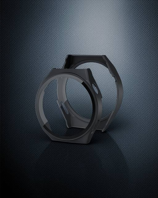 Huawei Watch GT2 42mm Dota Camlı Kasa Ekran Koruyucu - Siyah