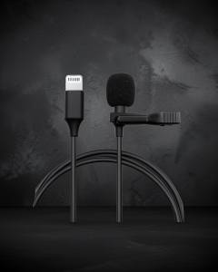 Lightning 2 Metre Double Mikrofon - Siyah