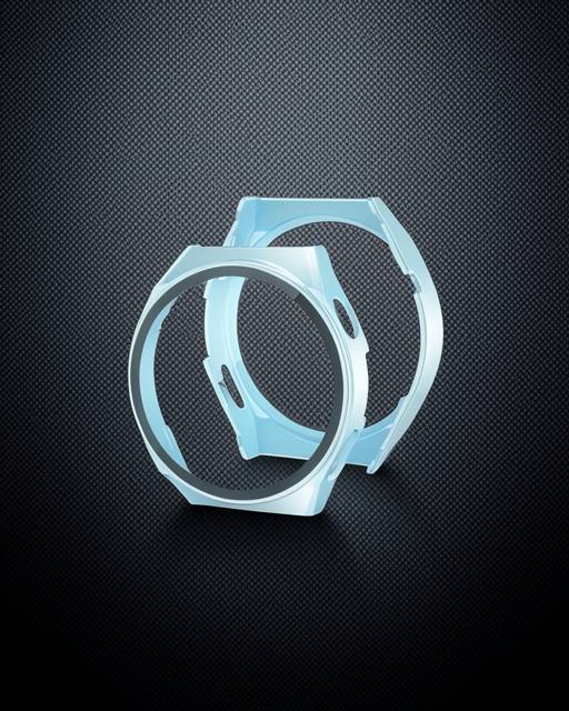 Huawei Watch GT3 42mm Dota Camlı Kasa Ekran Koruyucu - Gümüş