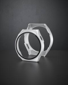 Huawei Watch GT3 46mm Dota Camlı Kasa Ekran Koruyucu - Gümüş