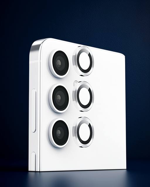 Samsung Galaxy S25 Raze Metal Kamera Lens Koruyucu - Gümüş