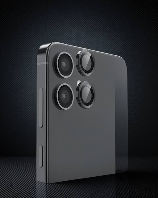 Samsung Galaxy A06 Raze Metal Kamera Lens Koruyucu - Siyah