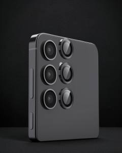 Samsung Galaxy A16 5G Raze Metal Kamera Lens Koruyucu - Siyah