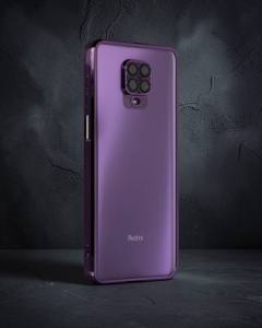 Xiaomi Redmi Note 9 Pro Kılıf Razer Lensli Silikon - Mor