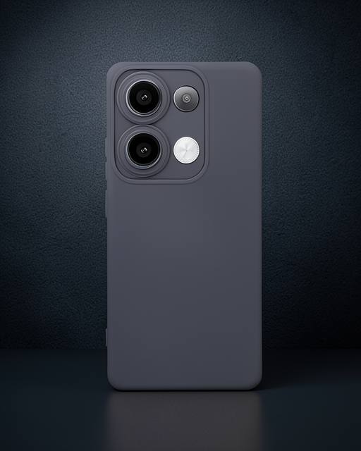 Xiaomi Redmi Note 13 Pro 4g Kılıf Nano İçi Kadife Silikon - Gri