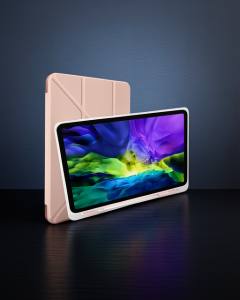 Xiaomi Mi Pad 5 11 Kılıf Kalemlikli Mars Tablet Kılıfı - Rose Gold