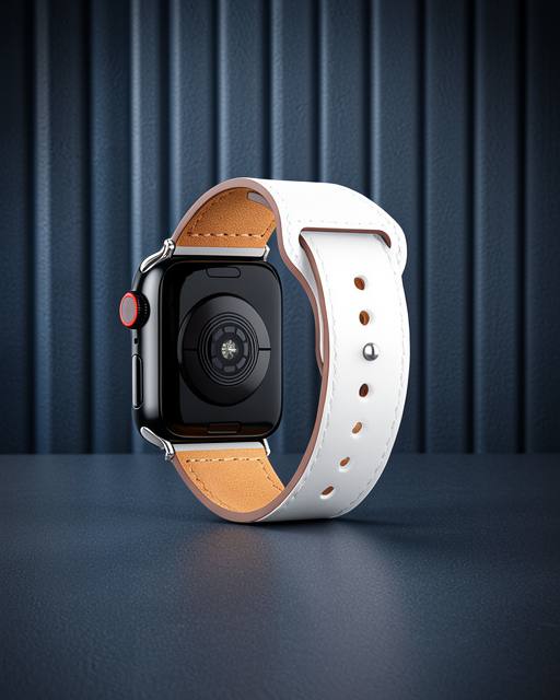 Apple Watch 38mm Kr415 Luaz Deri Kordon (saat Değildir) - Beyaz