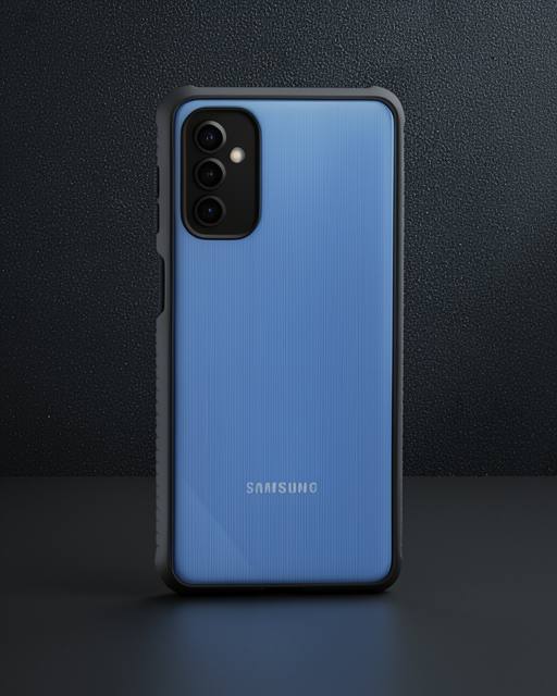 Samsung Galaxy M52 5g Kılıf Miami Şeffaf Silikon - Siyah
