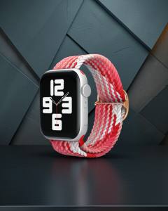 Apple Watch 38mm Kordon - Pembe-Kırmızı