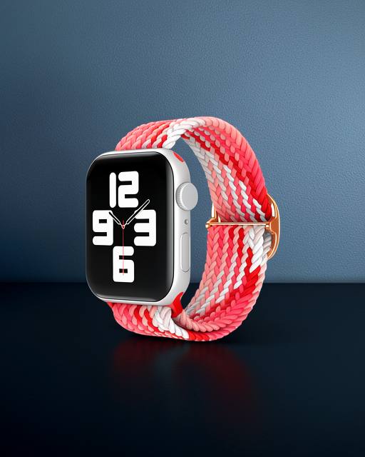 Apple Watch 42mm Kordon - Pembe-Kırmızı