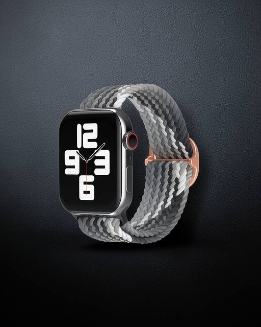 Apple Watch 42mm Kordon - Gri Siyah