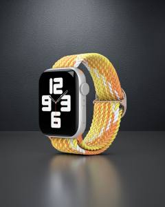Apple Watch 42mm Kordon - Turuncu-sarı
