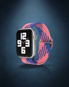 Apple Watch 42mm Kordon - Pembe-mavi