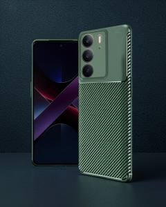 Realme C75 4G Auto Focus Karbon Kılıf - Koyu Yeşil