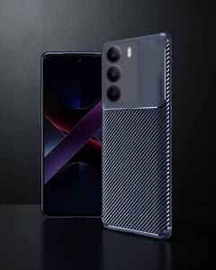 Realme C75 4G - Auto Focus Karbon Kılıf - Lacivert