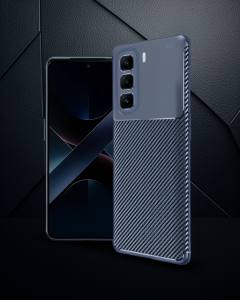 İnfinix Hot 50 Pro Plus 4G - Kılıf - Auto Focus Karbon - Lacivert