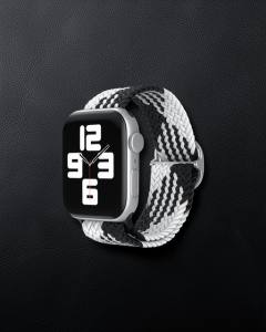 Samsung Watch 22mm Kordon - Siyah-Beyaz