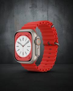 Apple Watch 42mm Ocean Kordon - Kırmızı