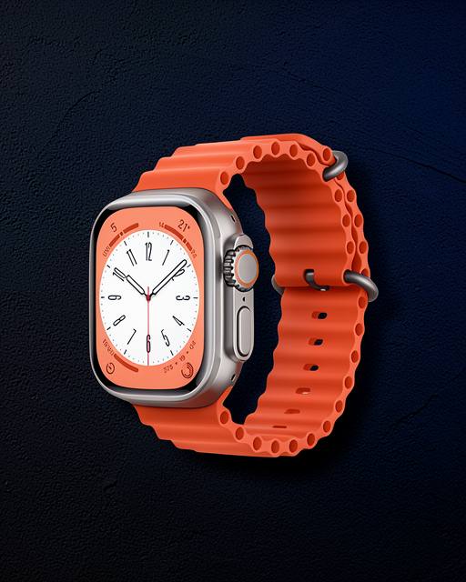Apple Watch 42mm Ocean Kordon - Turuncu