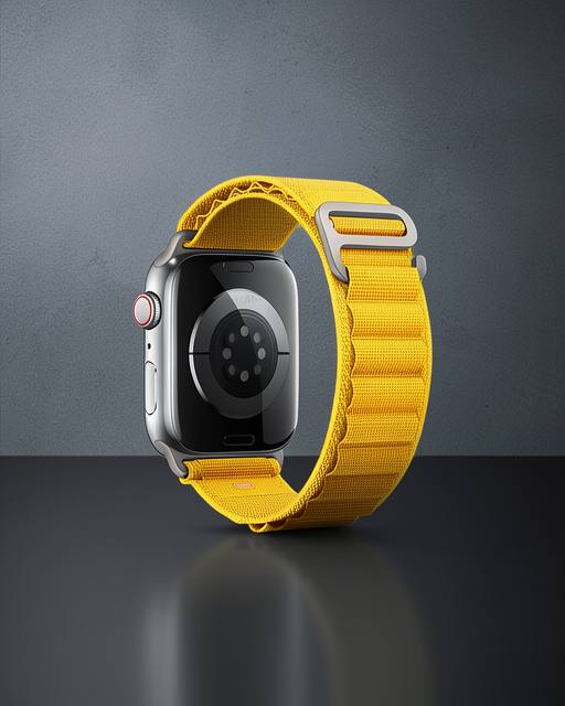 Apple Watch 38mm Mountain Kordon - Sarı