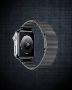 Apple Watch 38mm Kr404 Huks Kordon - Siyah