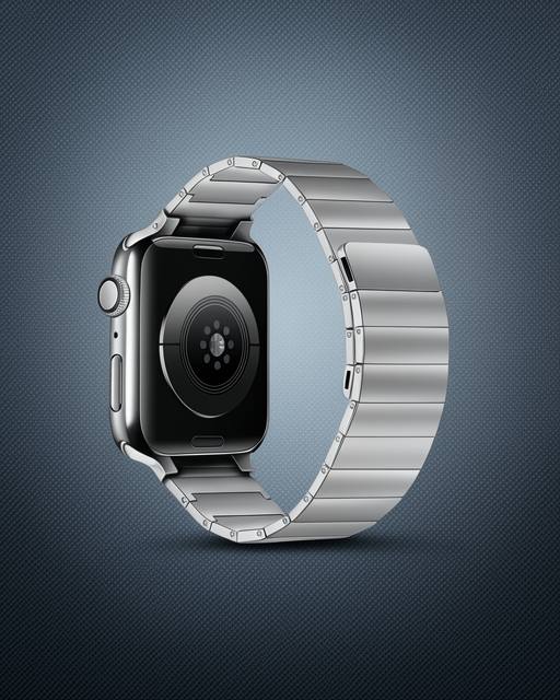 Apple Watch 38mm Kr404 Huks Kordon - Gümüş