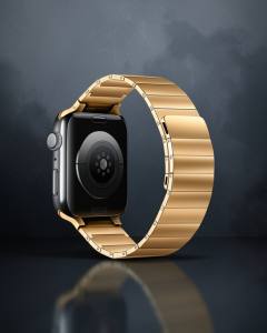 Apple Watch 42mm Kr404 Huks Kordon - Gold