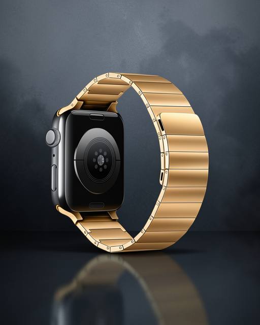 Apple Watch 42mm Kr404 Huks Kordon - Gold