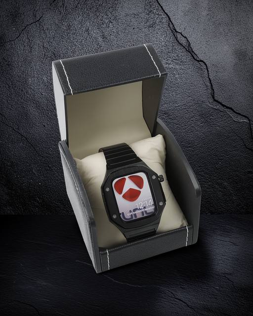 Apple Watch 44mm Kr409 Metal Kordon - Siyah