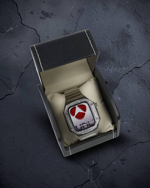 Apple Watch 44mm Kr409 Metal Kordon - Gümüş